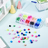 200Pcs 10 Colors Forsted Glass Beads GLAA-TA0003-28-5