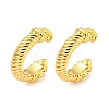 Brass Cuff Earrings EJEW-C104-148G-1