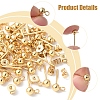 40Pcs 304 Stainless Steel Ball Post Stud Earring Findings STAS-FS0001-76G-2