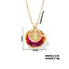 Vintage Sparkling Rhinestone Saint Pendant Necklaces XL9894-2-1