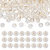 100Pcs Crackle Transparent Glass Beads GLAA-TADJ0001-12J-2