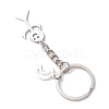 2Pcs 304 Stainless Steel  Keychains KEYC-JKC01165-5