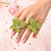 Acrylic Finger Rings RJEW-M137-02B-2