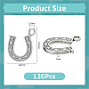 120Pcs Tibetan Style Alloy Pendants FIND-DC0006-01B-2