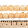 Natural Yellow Calcite Beads Strands G-C251-A01-12mm-5