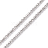 2Pcs 2 Colors 304 Stainless Steel Slider Necklace Makings AJEW-JB01259-4