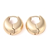 Rack Plating Brass Thick Hoop Earrings EJEW-P238-30KCG-1