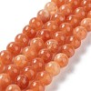 Dyed Natural Malaysia Jade Beads Strands G-G021-02A-12-2