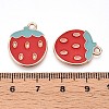 Alloy Enamel Pendants ENAM-T022-06-3