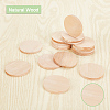 Undyed Wood Cabochons WOOD-WH0026-06B-4