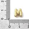 Brass Micro Pave Cubic Zirconia Letter Multi-Strand Links KK-D295-32G-13-3