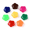 Opaque Acrylic Beads SACR-N018-12-1