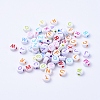 Acrylic Horizontal Hole Letter Beads MACR-R481-M-2