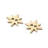 304 Stainless Steel Laser Cut Star Connector Charms STAS-M111-08G-2