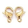 Ion Plating(IP) 304 Stainless Steel Lobster Claw Clasps STAS-H352-01B-G-01-3