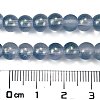 Frosted Transparent Glass Bead Strands GLAA-P065-6mm-10-3