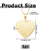 304 Stainless Steel Heart Locket Pendant Necklaces for Photo NJEW-WH0020-97B-2