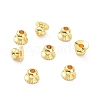 Apetalous Brass Bead Caps KK-K086-20G-2