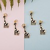 5Pcs Brass Enamel Pendants KK-SZ0004-98B-2