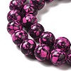 Synthetic Gemstone Dyed Beads Strands G-P507-03B-11-4
