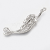 Tibetan Style Alloy Big Pendants TIBEP-T052-31AS-RS-3