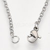 Non-Tarnish 201 Stainless Steel Pendant Necklaces NJEW-T009-JN086-1-40-3