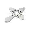 Non-Tarnish 304 Stainless Steel Pendants STAS-K287-01P-2