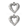 304 Stainless Steel Pendants STAS-L282-007P-01-1