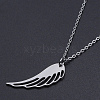 Non-Tarnish 201 Stainless Steel Pendant Necklaces NJEW-S105-JN568-45-1-1