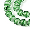 Handmade Foil Glass Beads Strands FOIL-N033-05D-3
