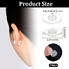 30Pcs Silicone Ear Nuts SIL-BBC0001-04B-2