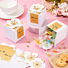 Folding Square Paper Candy Boxes CBOX-WH0001-E01-5