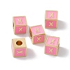 Rack Plating Brass Enamel Beads KK-B060-04G-05X-3