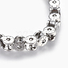 304 Stainless Steel Link Chain Bracelets BJEW-P239-14-3