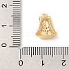 Brass Micro Pave Cubic Zirconia Charms KK-P278-09G-3