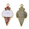 Alloy Enamel Pendants ENAM-N059-08-1