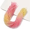 Transparent Painted Glass Beads Strands X1-DGLA-A034-T2mm-A09-1