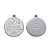 Non-Tarnish 201 Stainless Steel Pendants STAS-R106-03-2