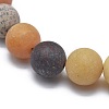 Natural Mixed Gemstone Bead Stretch Bracelets X-BJEW-K212-B-029-3