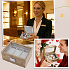 3-Slot Wooden Watch Display Cases with Glass Window Lid and Velvet Pillow Inside CON-WH0043-306B-5