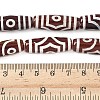 Rice Shape Tibetan Style dZi Beads Strands G-A269-A23-01-5