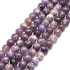 Natural Cherry Blossom Tourmaline Beads Strands G-M392-01B-1