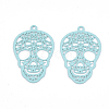 430 Stainless Steel Filigree Pendants STAS-S108-23C-2