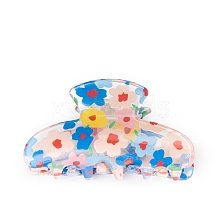 Flower PVC Claw Hair Clips PW-WG88AB0-01