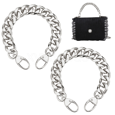 2Pcs Aluminum Curb Chain Bag Handles FIND-WR0007-05P-1
