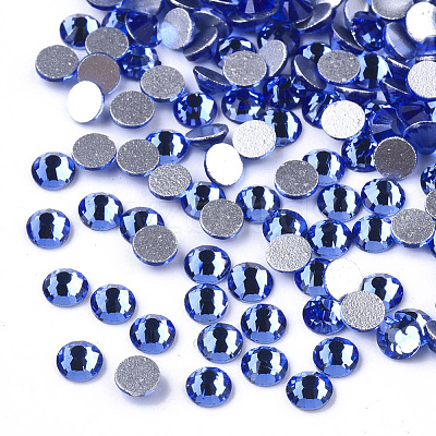 Glass Rhinestone Flat Back Cabochons RGLA-S002-08SS-04-1