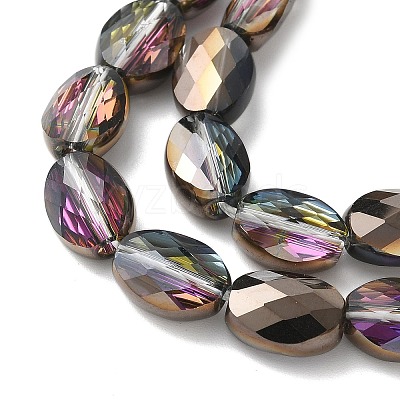 Electroplate Glass Beads Strands EGLA-L045-A-1