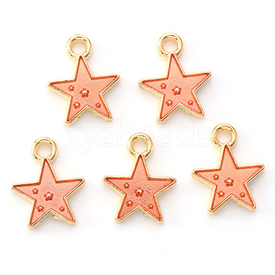 Alloy Enamel Charms ENAM-S121-028D-1