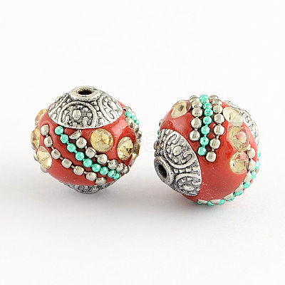 Handmade Indonesia Beads IPDL-R437-02-1