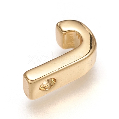 Brass Charms X-ZIRC-I037-01J-G-1